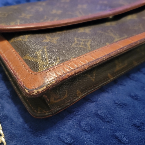 Price Drop!!! Authentic Louis Vuitton LV Cluch Pochette Dame GM Brown Monogram - Picture 4 of 14